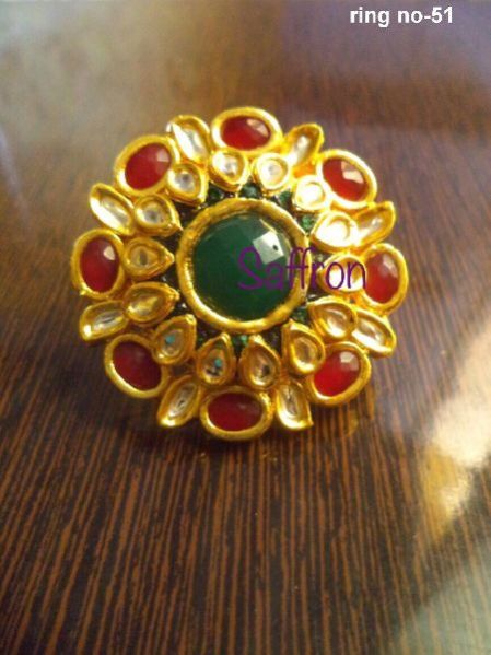 Rubina's Kundan Ring SK 009
