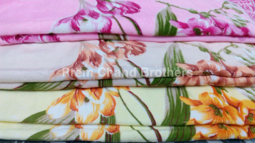 Floral Printed Bath Towels