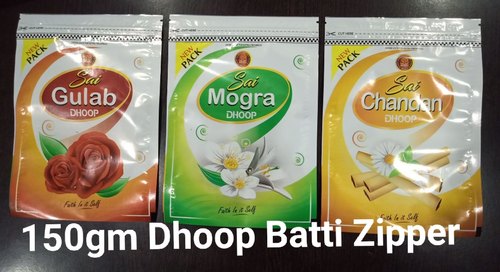 Dhoop Batti Packing Zipper Pouch