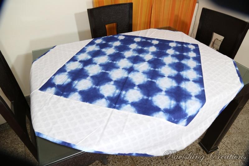 Shibori Cotton Tablecloth 01