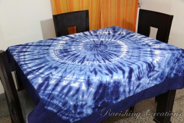 Shibori Cotton Tablecloth 02