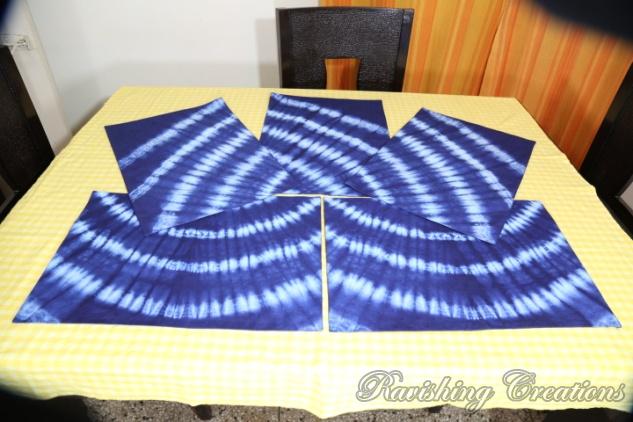 Shibori Cotton Tablecloth 03