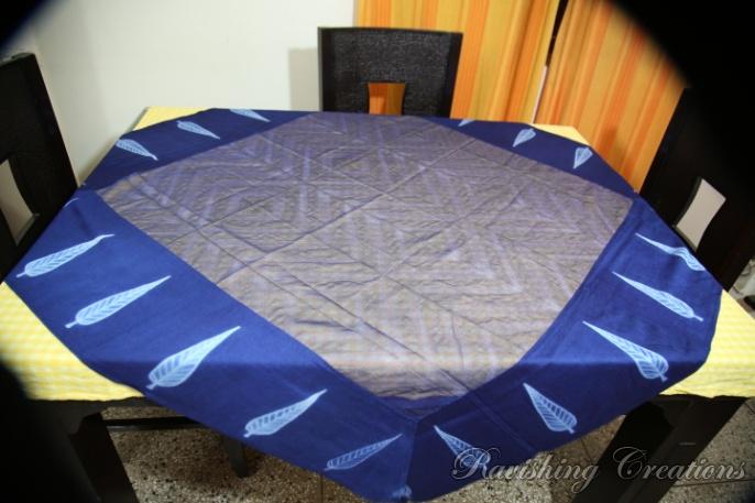 Shibori Cotton Tablecloth 06