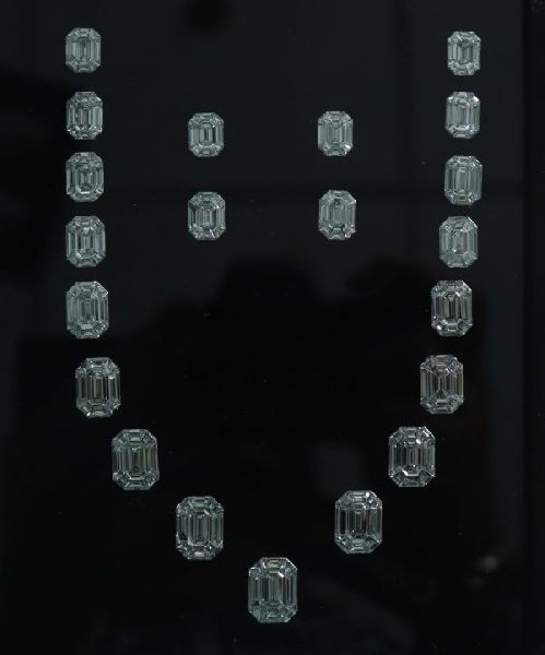 9 Pcs Pie Cut Emerald Shape Diamond