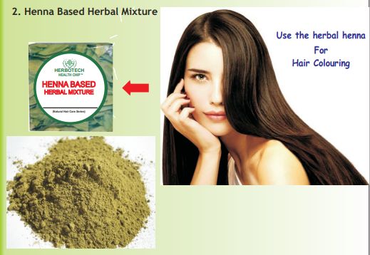Henna Based Herbal Mixture