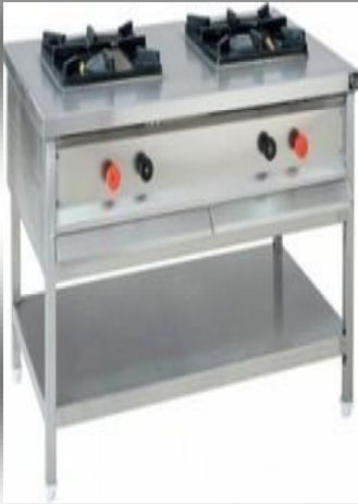 Commercial Double Burner Gas Stove