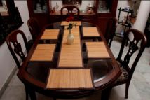 30 X 45cm Bamboo Greens Placemats Natural Brown Table Mat