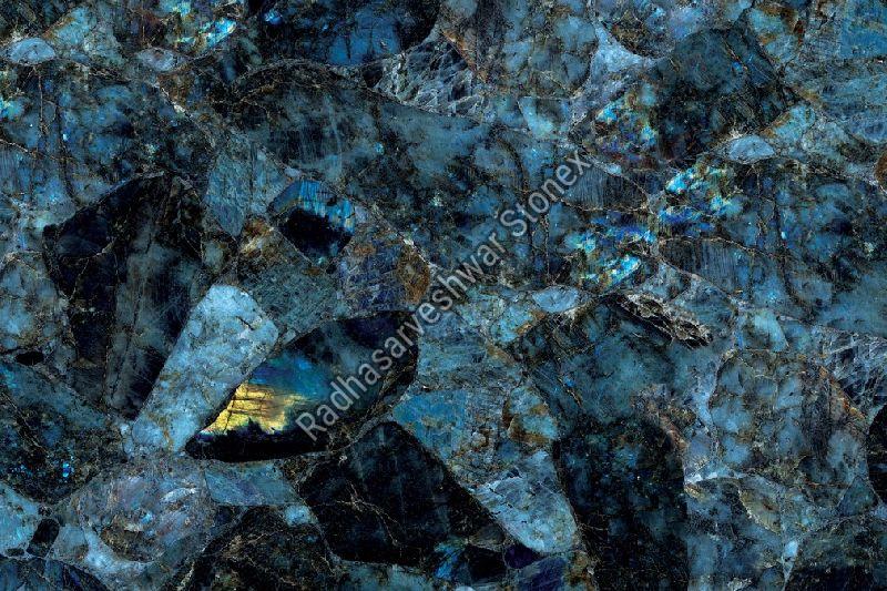 Labradorite Semi Precious Stone Slab