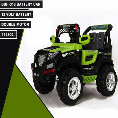 Green Battery Jeep