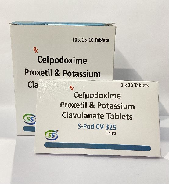 Cefpodoxime proxetil and Potassium clavulanate tablets 325mg