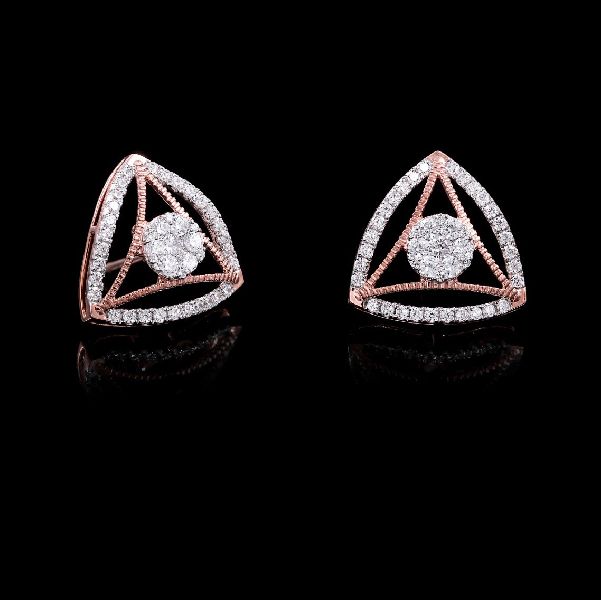 Designer Diamond Stud Earrings