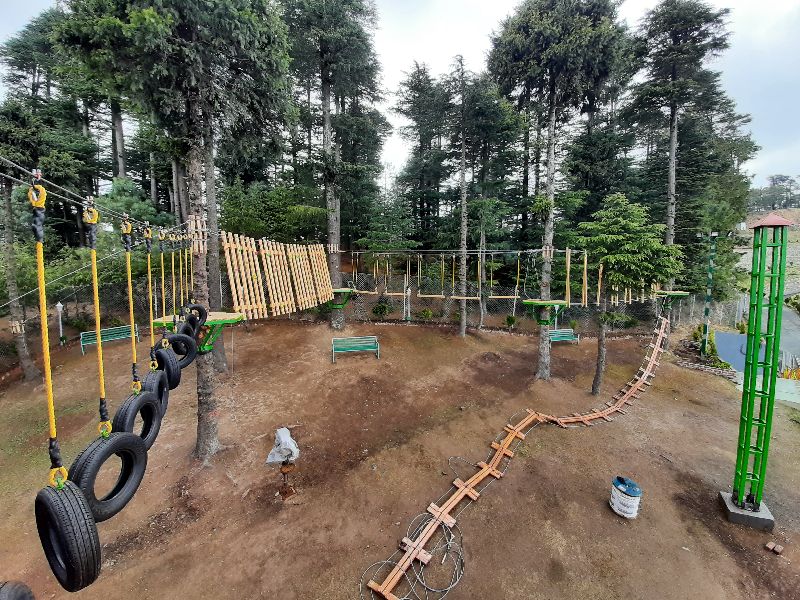 Tree Top Rope Course Setup