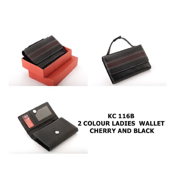 Cherry & Black Ladies Wallet