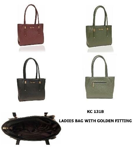 Ladies Bags With Golden Fittings