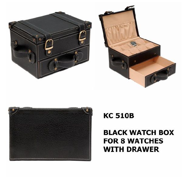 Specter Valet Premium 12 Slot Watch Box Organizer with Drawer, Lock and  Glass Display | Watch Box with Valet Drawer for Jewelry and Accessories |  Watches Case for Men | Carbon Fibre