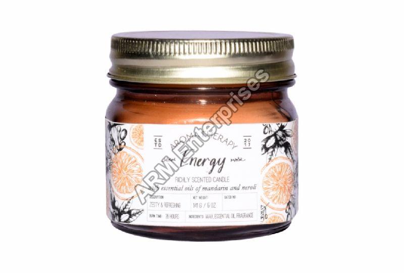 Energy Aromatherapy Glass Jar Candle