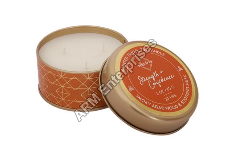Strength and Confidence Scented Travel Tin Candle