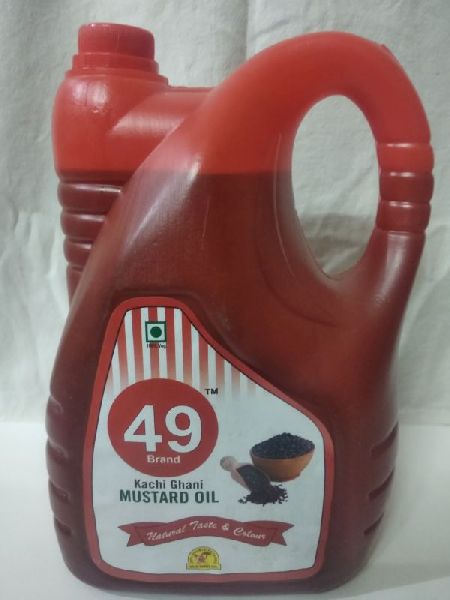 5 Litre 49 Brand Kachi Ghani Mustard Oil