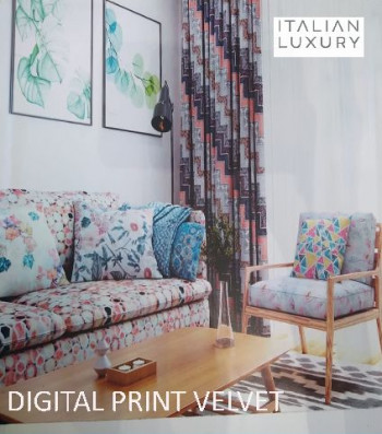 Digital Print Sofa Fabric