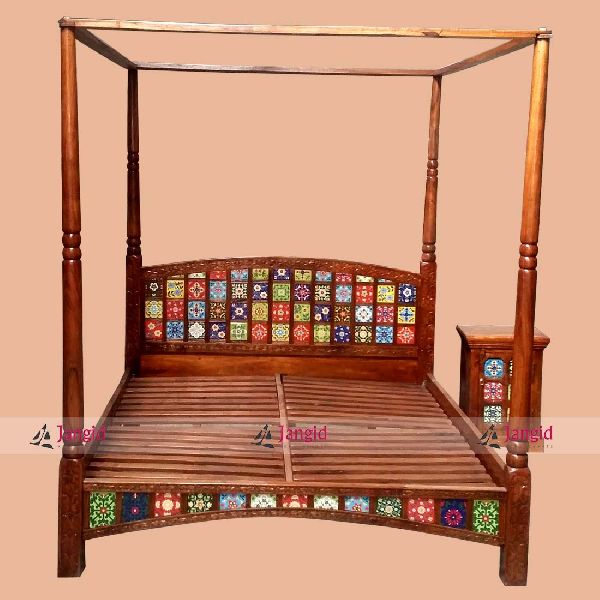 Indian Wooden Bed