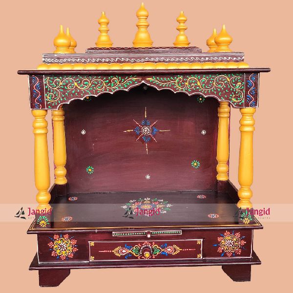 Rajasthani Painted Wooden Temple