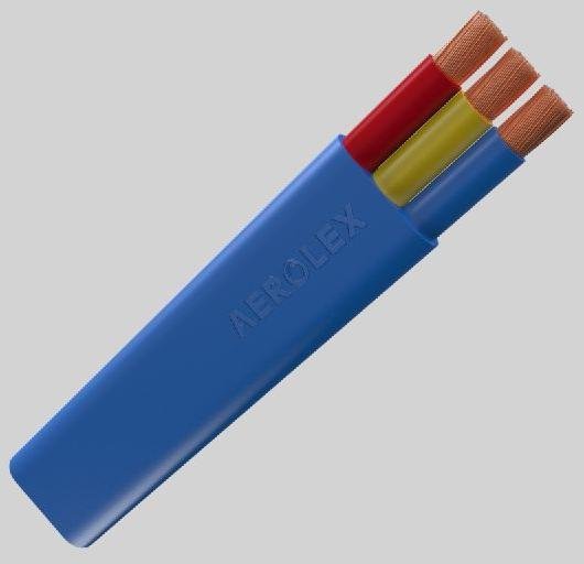Rubber 3 &AMP;AMP;AMP; 4 Core Flat Submersible Drop Cables