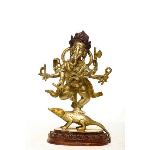 12 X 8 Inch Bronze Ganesh Statue