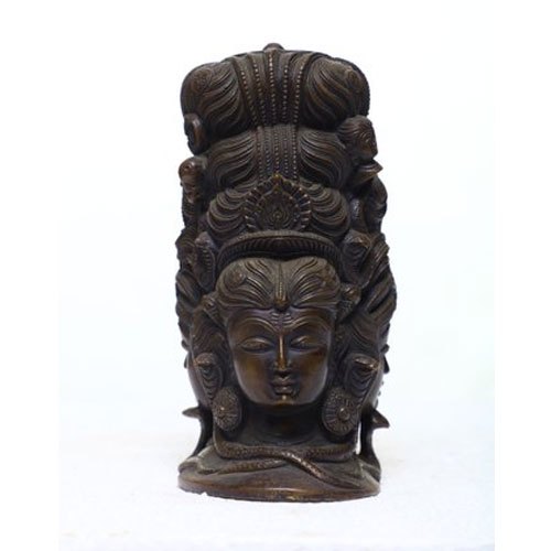 Black Bronze Shiva Head