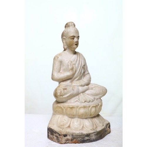 Ceramic White Buddha Statue