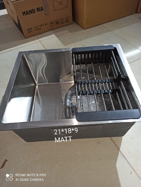 21x18x9 Inches Stainless Steel Sink
