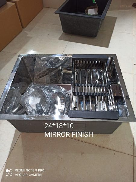 24x18x10 Inches Stainless Steel Sink