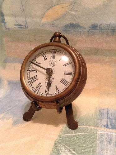 Antique Brass Table Watch