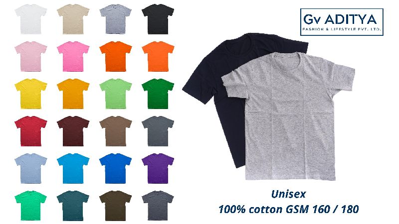 Unisex Round Neck T-Shirts