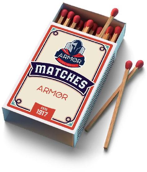 52x35x12mm Wooden Matches