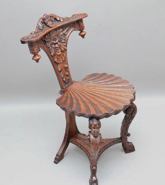 Toon Carved Wooden Chair