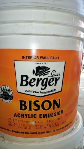 Berger Bison Acrylic Interior Emulsion Paint