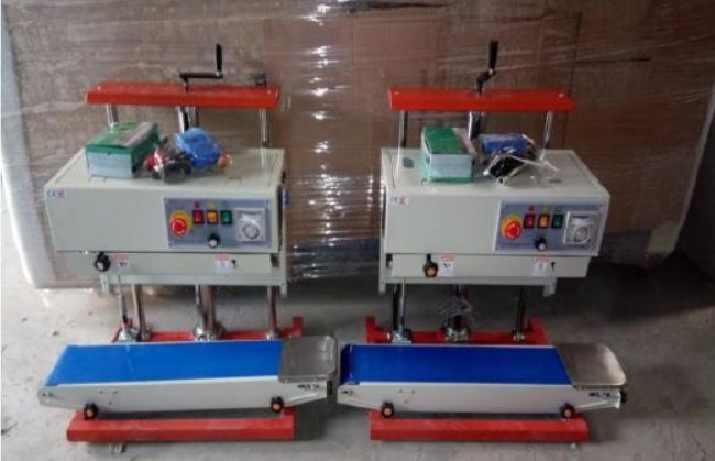 FR900 N SS Vertical Band Sealer with Stand