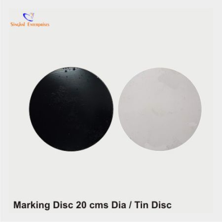 Marking Disc 20 Cms Dia / Tin Disc