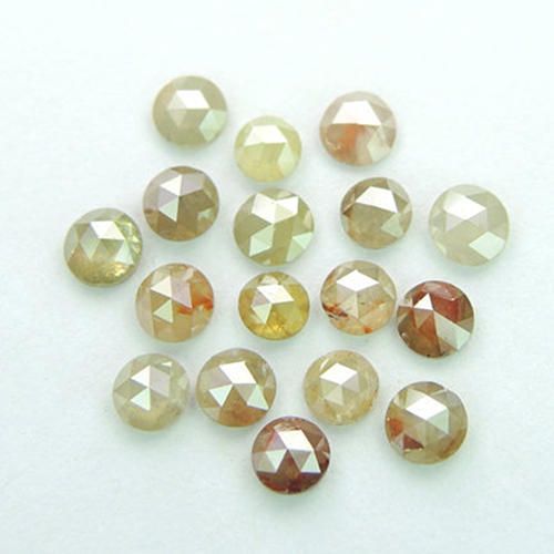 Natural Color Rose Cut Icy Milky Loose Diamonds