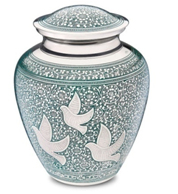 Soaring Doves Cremation Urn