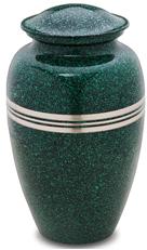 Speckled Emerald Cremation Urn