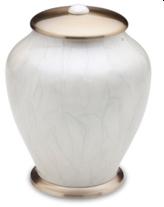 Tall Simplicity Pearl Cremation Urn