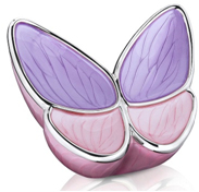 Wings of Hope Lavender Butterfly Cremation Urn