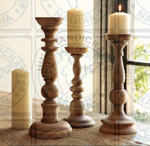 HHC150 Wooden Candle Holder