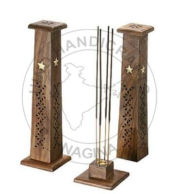 HHC217 Wooden Incense Stick Tower
