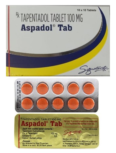 Tapentadol 100mg (Aspadol, Etadol, Nucynta)