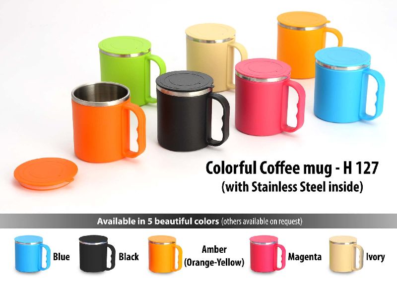Colorful SS Coffee Mug With Box