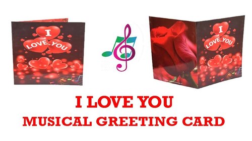 Valentines Day Musical Greeting Card