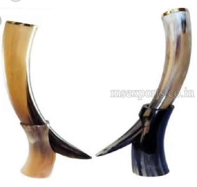 Drinking Horn with Stand