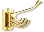 BRASS COAT HOOK 3 ARMS Manufacturer Supplier from Aligarh India
